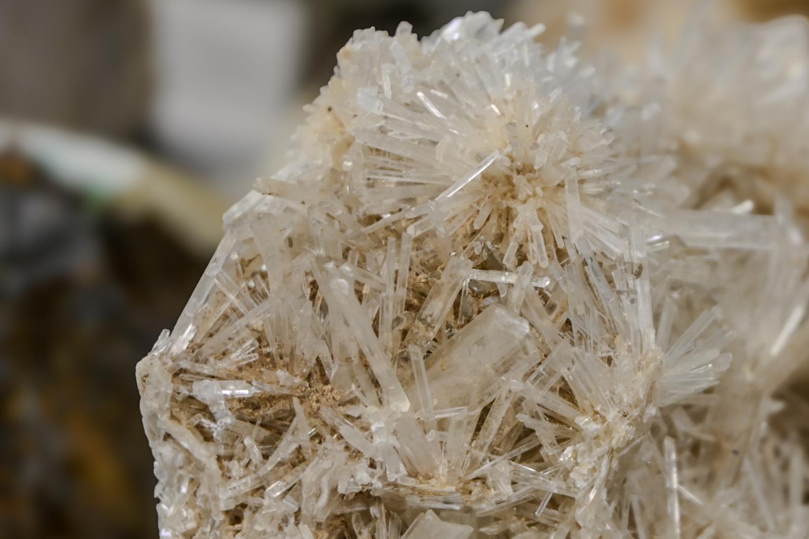 Calcite crystal specimen in EMS museum collection