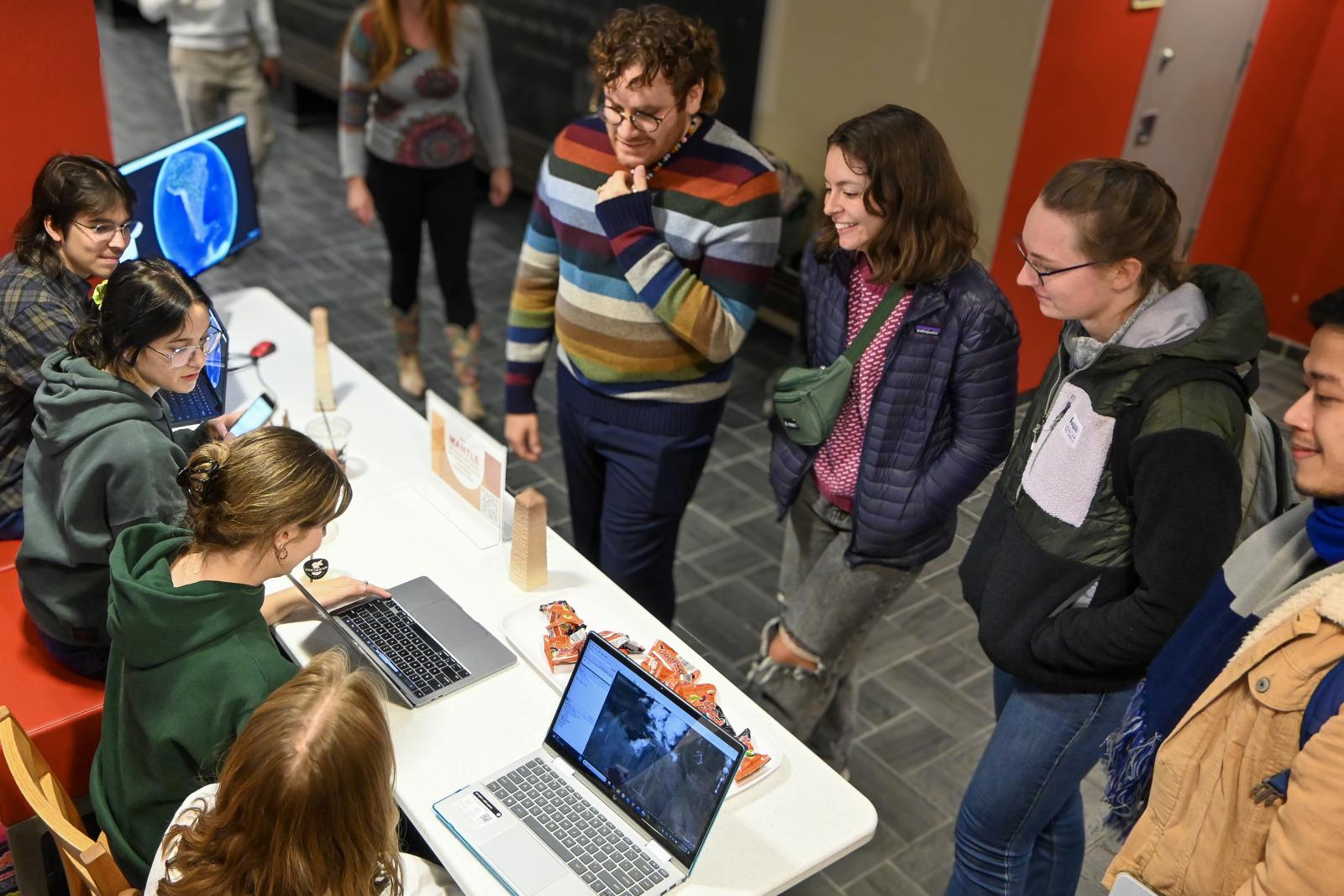 Outreach to EMS students for Earth Sciences Awareness Week, 2024